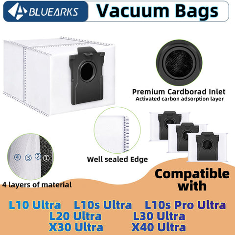 Bluearks 26Pcs X50 Ultra kit activated carbon bags help control odors