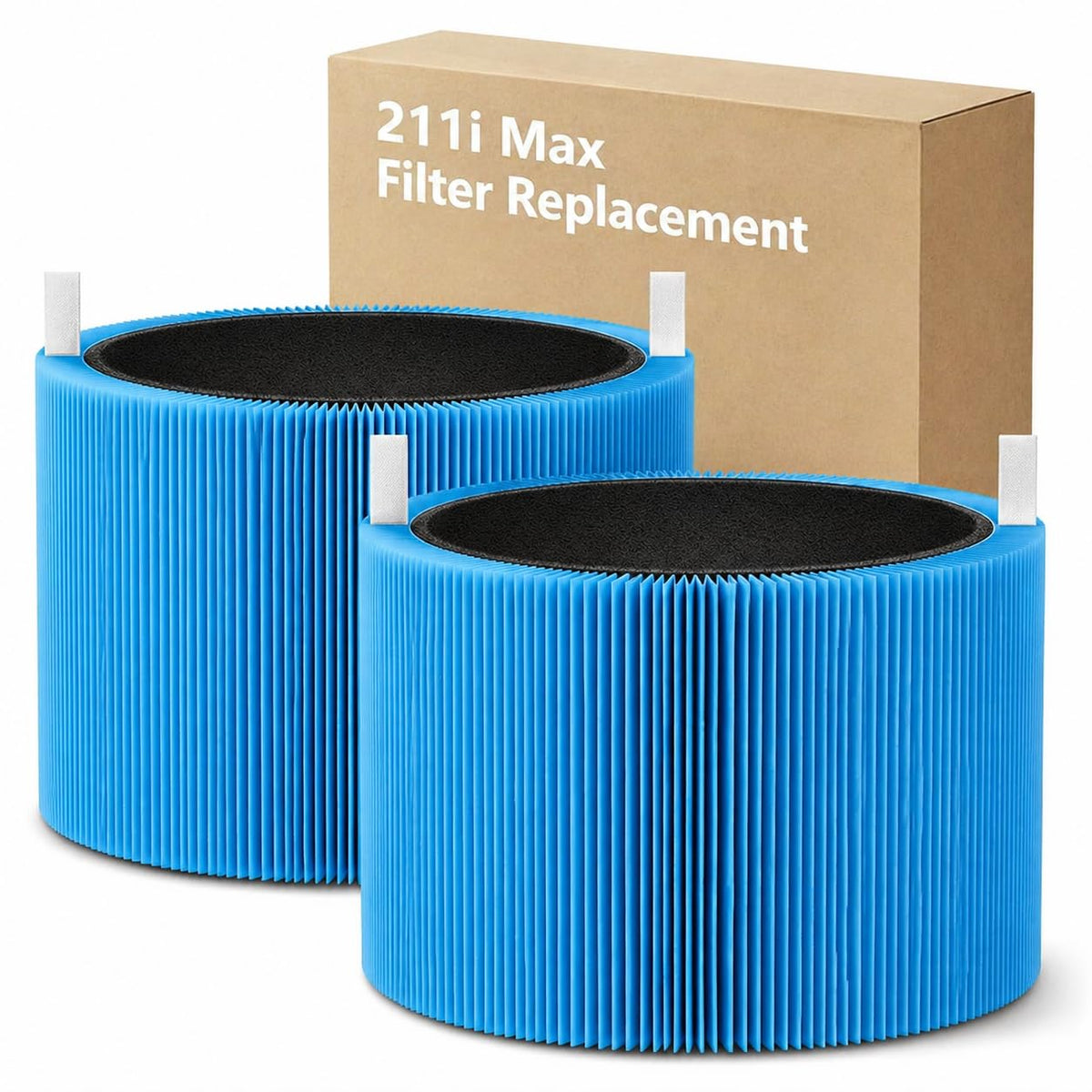 Bluearks Blue Pure 211i Max allergenblock filter front view for enhanced particle capture.