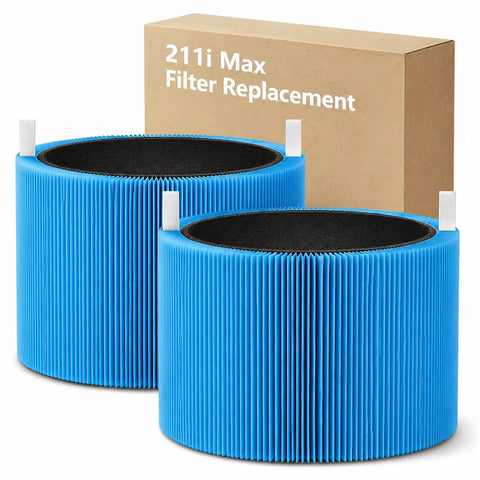 Bluearks Blue Pure 211i Max allergenblock filter front view for enhanced particle capture.