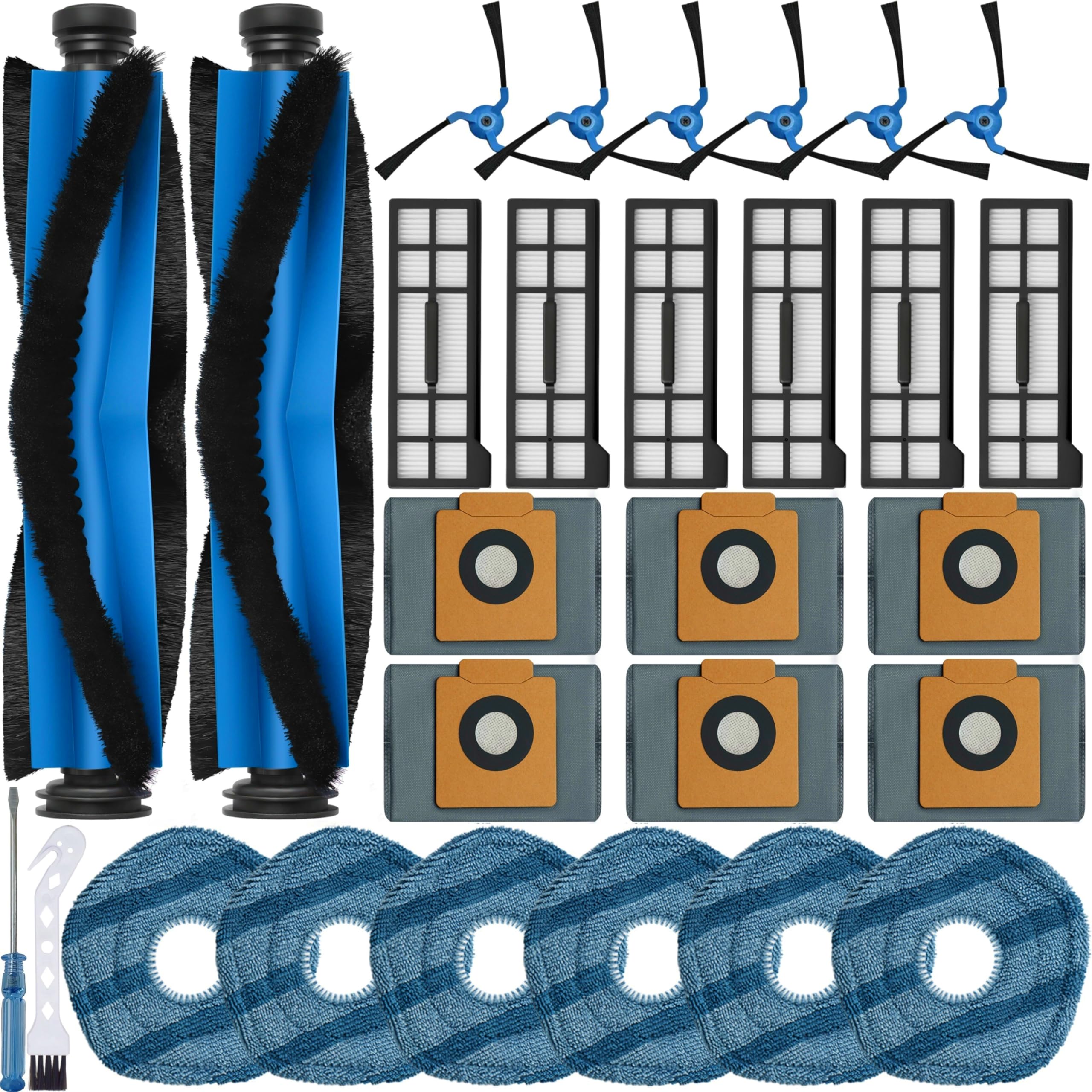 Bluearks compatibility with Eufy X10 Pro Omni shown, aiding part matching and selection.