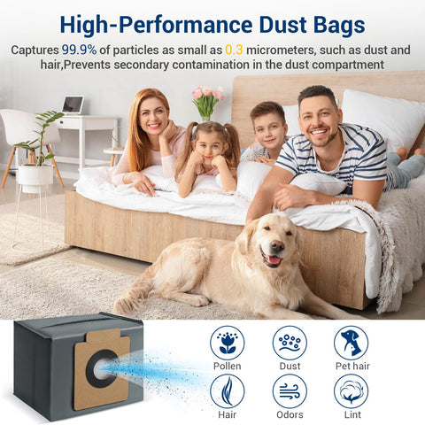 Bluearks mop pad replacement pack for refreshed floor mopping results.