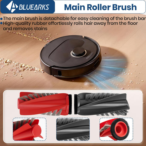 Bluearks Qrevo S5V filter captures tiny particles for suction