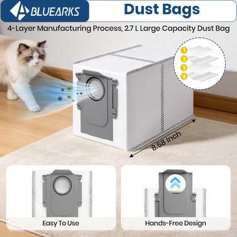 Bluearks Qrevo S5V mop pads deliver gentle, streak-free floors