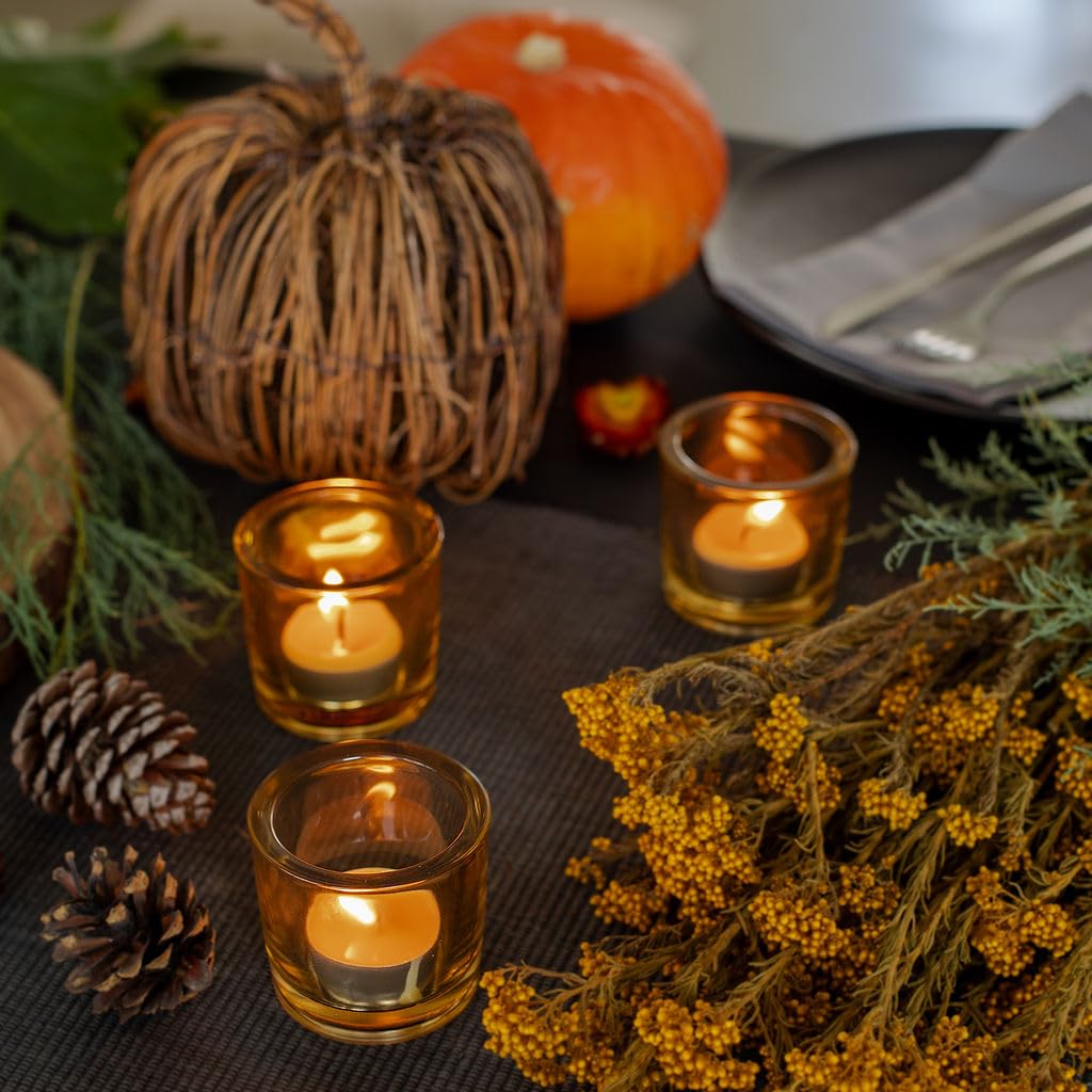 Bluecorn tea light burns 4-5 hours for extended ambient lighting