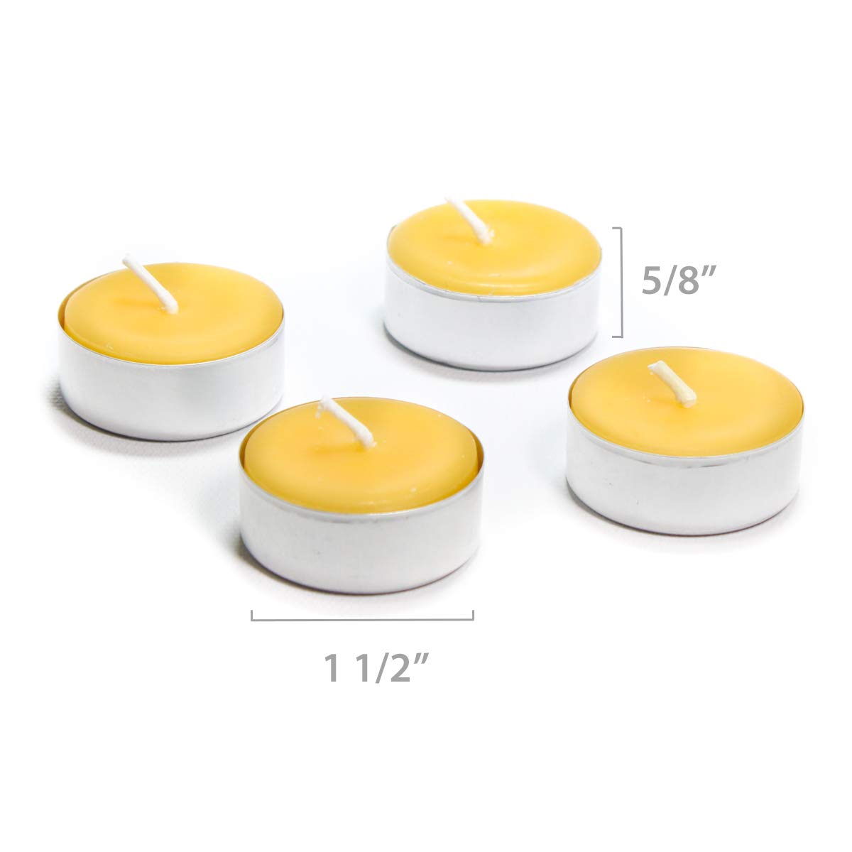 Bluecorn beeswax tea light adds ambient glow to dinner tables