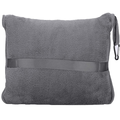 BlueHills blanket in airplane use for comfortable flights and relax moments.