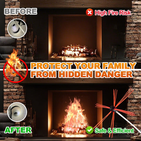 Bluesea chimney rod locking system ensures no loosening during cleaning