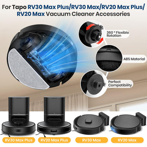 Bluevisk RV20 Max Plus HEPA filters installed for capturing fine dust and pollen.