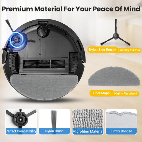 Bluevisk RV20 Max Plus microfiber mop set in action on sealed floors.
