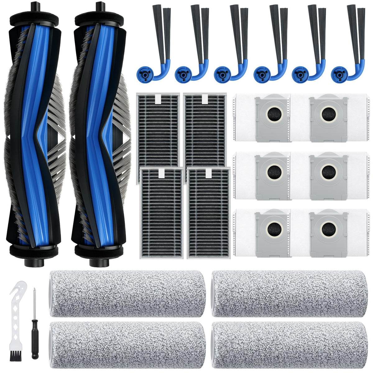 Bluevisk X9 Pro Omni roller brush replacement for easy maintenance and better cleaning.