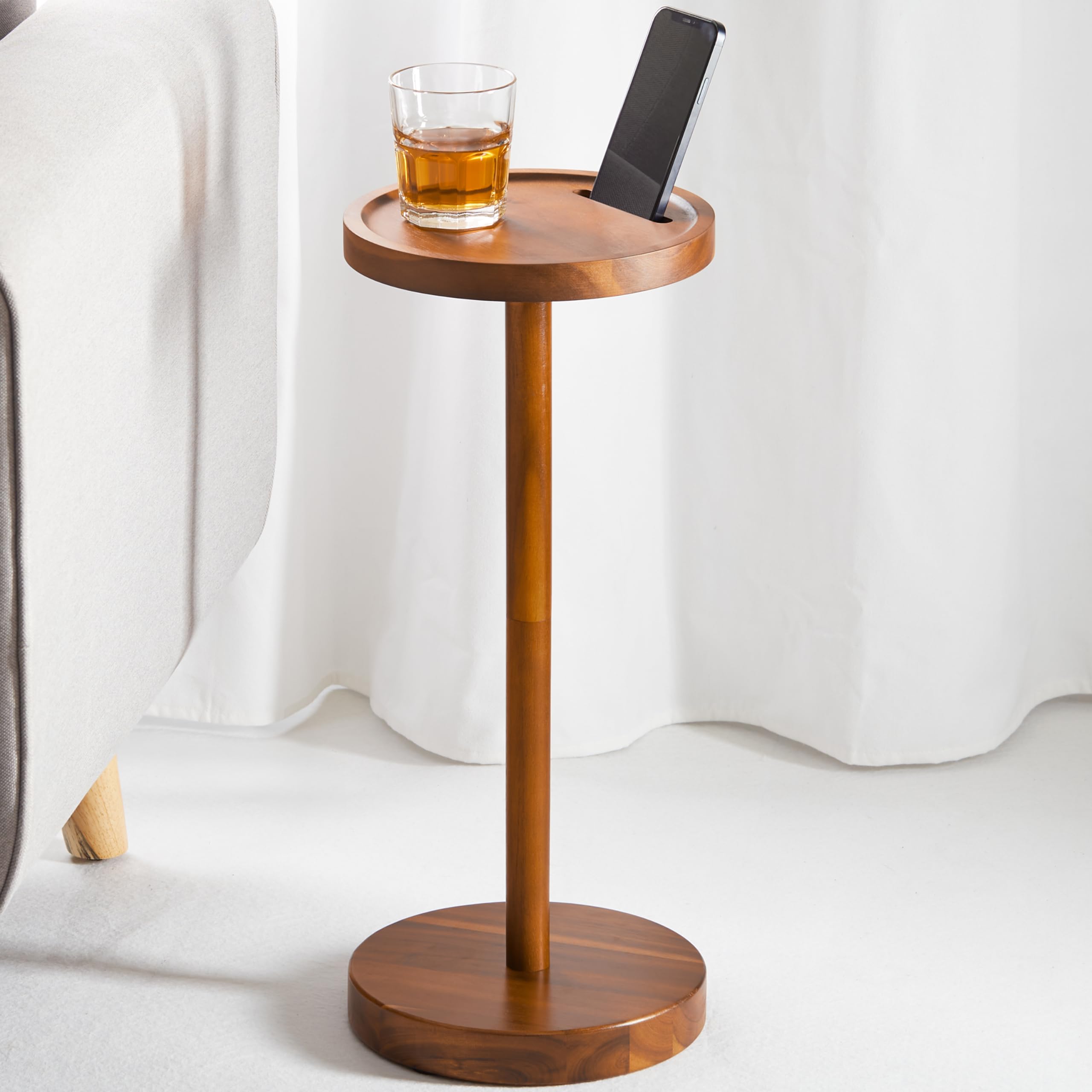 BLUEWEST Drink Table 22in tall showcases compact height for small spaces and easy reach.