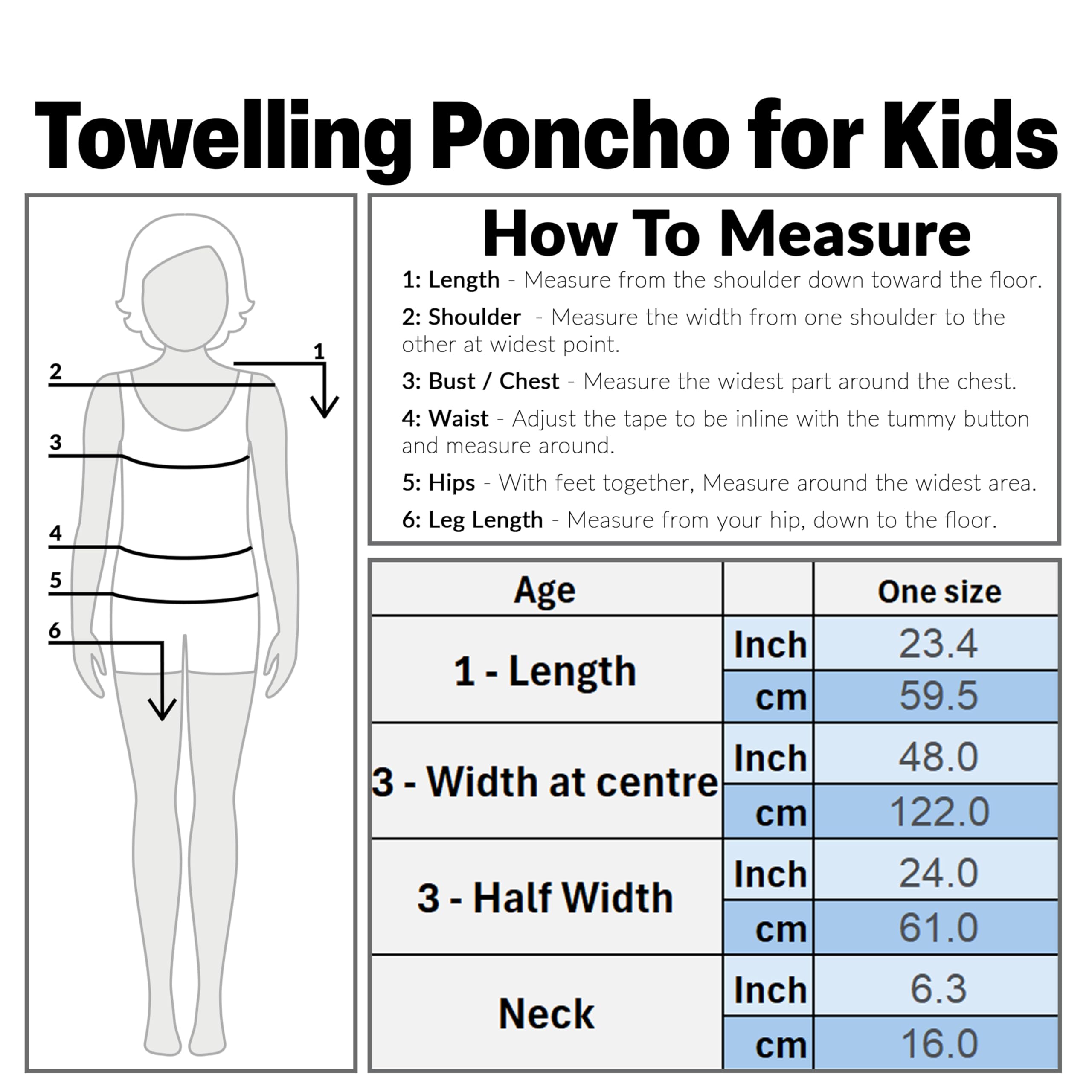 Bluey one-size towel robe fits growing kids for versatile use.