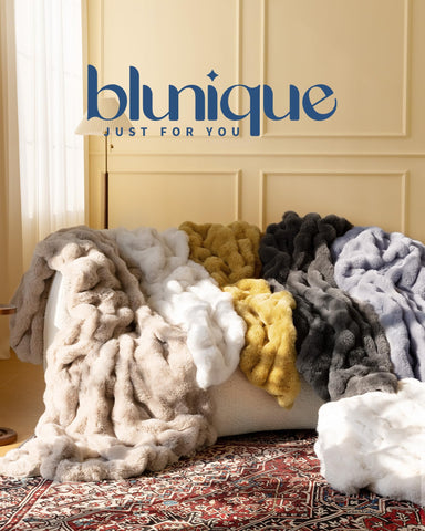 Blunique gift-ready cozy throw blanket for loved ones and occasions.
