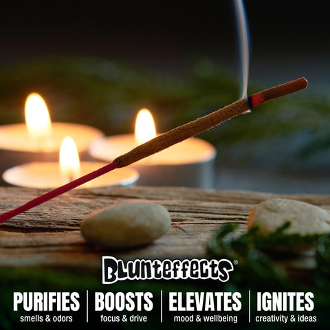 Blunteffects USA-made aromatherapy incense supports relaxing evenings at home.