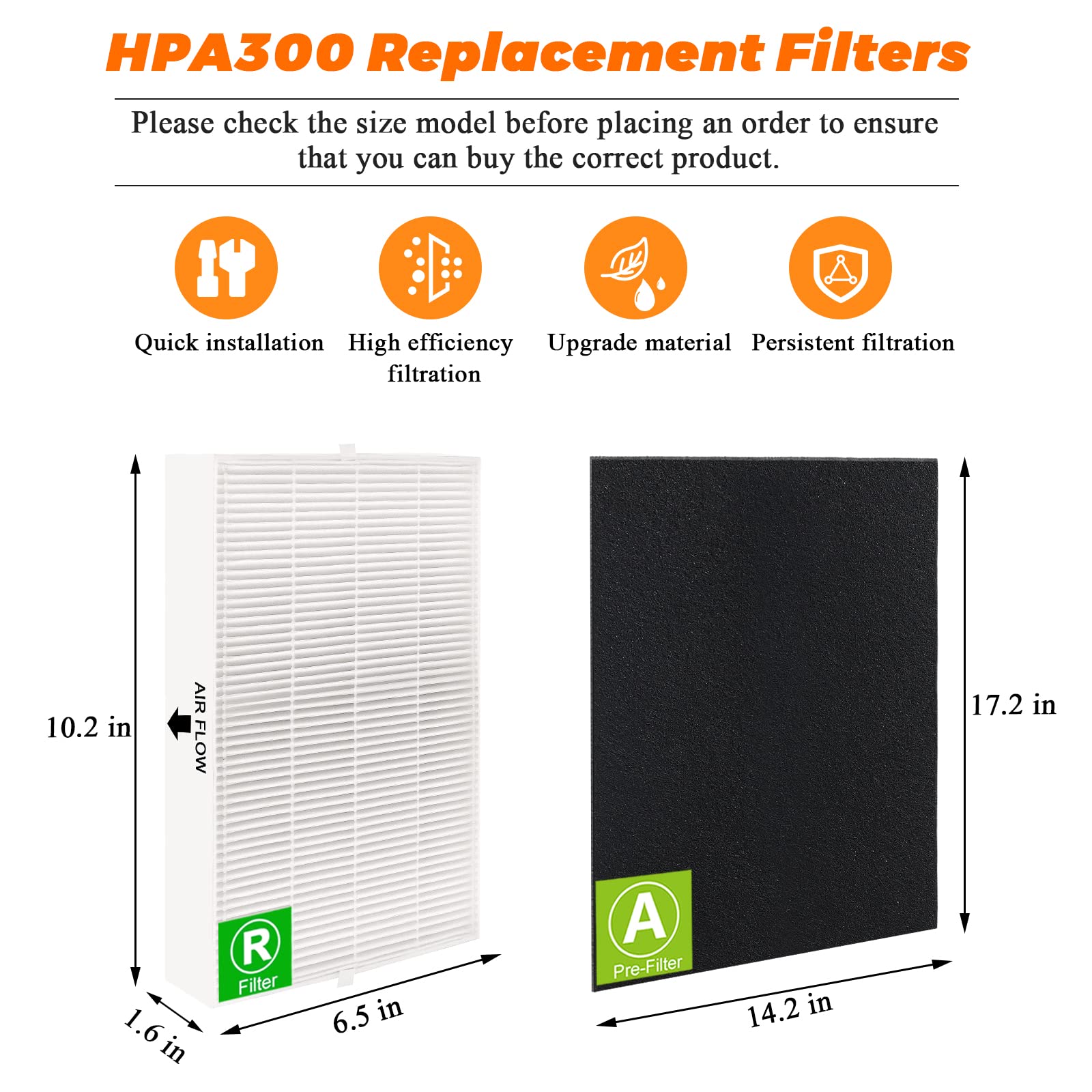 Blutoget HPA300 filters close-up matrix and build