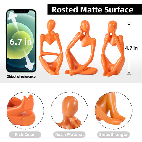 BMLCGJ gold decor figurine complements contemporary design aesthetics