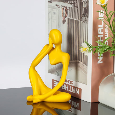 BMLCGJ Thinker statue stands as a collectible accent in any display.