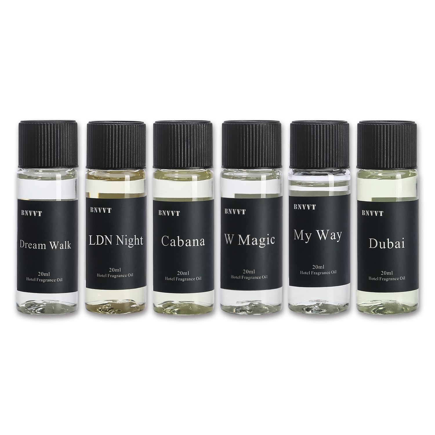 BNVVT Hotel Collection gift box with six fragrance oils for home scenting and ambiance.