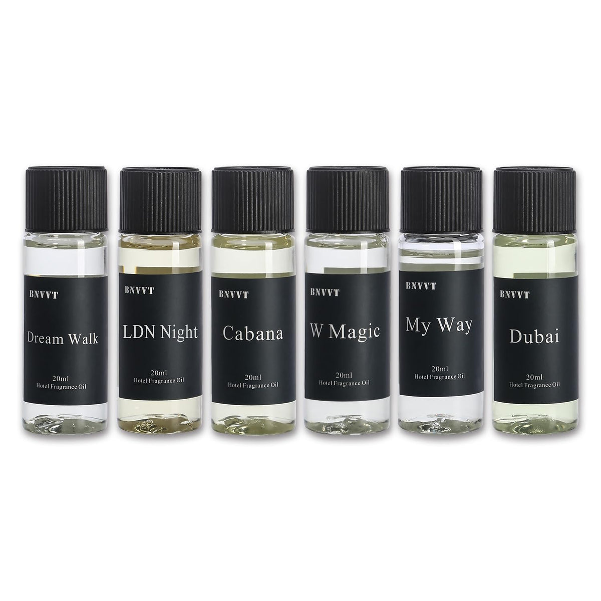 BNVVT Hotel Collection gift box with six fragrance oils for home scenting and ambiance.