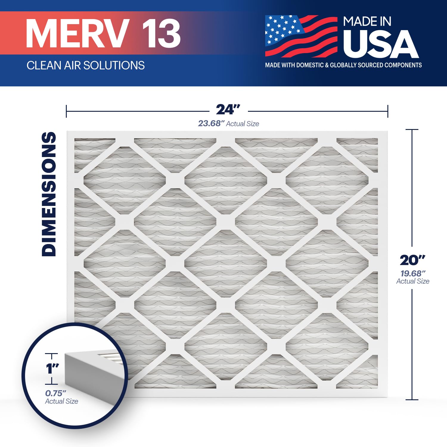 BNX TruFilter media closeup highlights electrostatic filtration capturing fine particles.