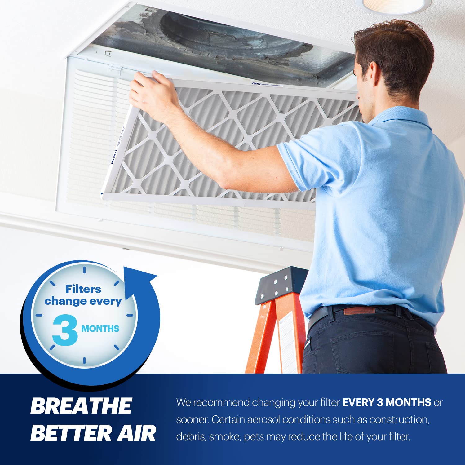 BNX TruFilter action against pollen, mold, smoke and allergens