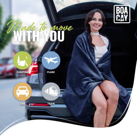 BOACAY travel blanket makes a thoughtful gift for holidays or birthdays