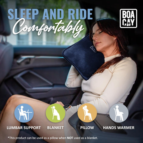 BOACAY micro plush fabric offers breathable warmth without shedding
