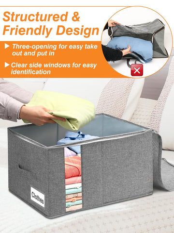Boailydi 60L breathable fabric bag preserves freshness for seasonal items.