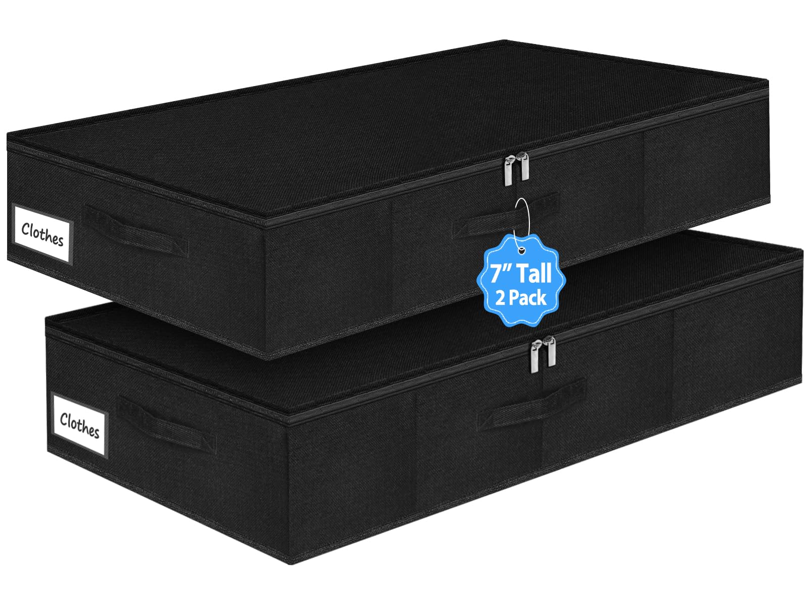 boailydi under bed storage bin with rigid sides for sturdy organization