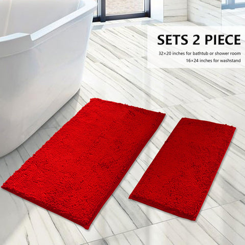 BOANKODU 24x16 red rug ideal for compact spaces and front of sink