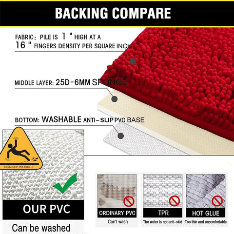 BOANKODU soft rug for babies and pets on hard floors