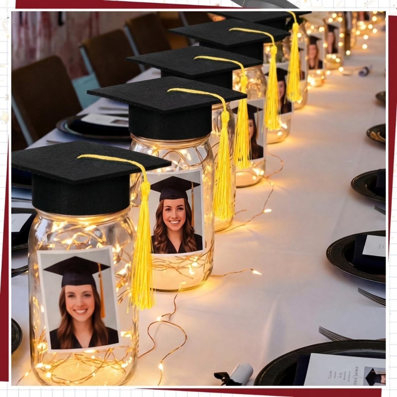 Boao LED light string provides soft glow for centerpieces