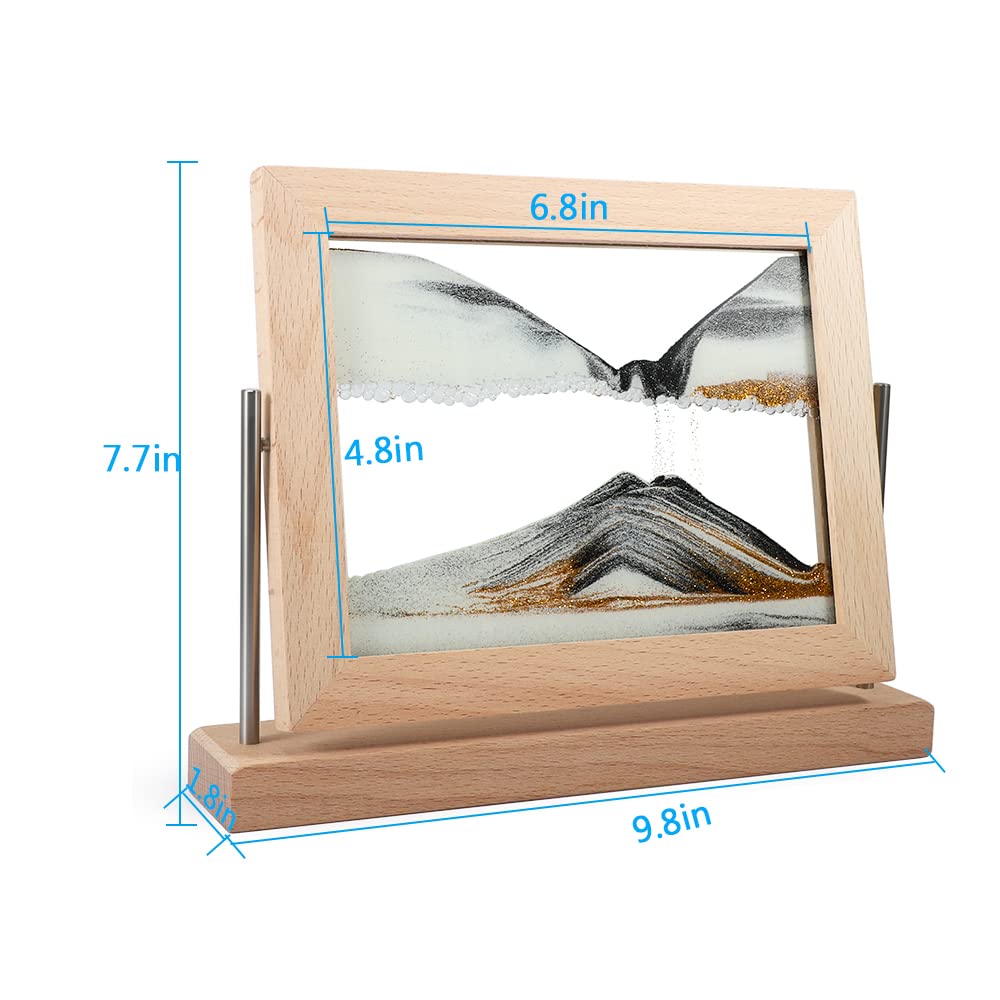 Bochino dynamic sand-scene 3D display promotes focus during work or study.
