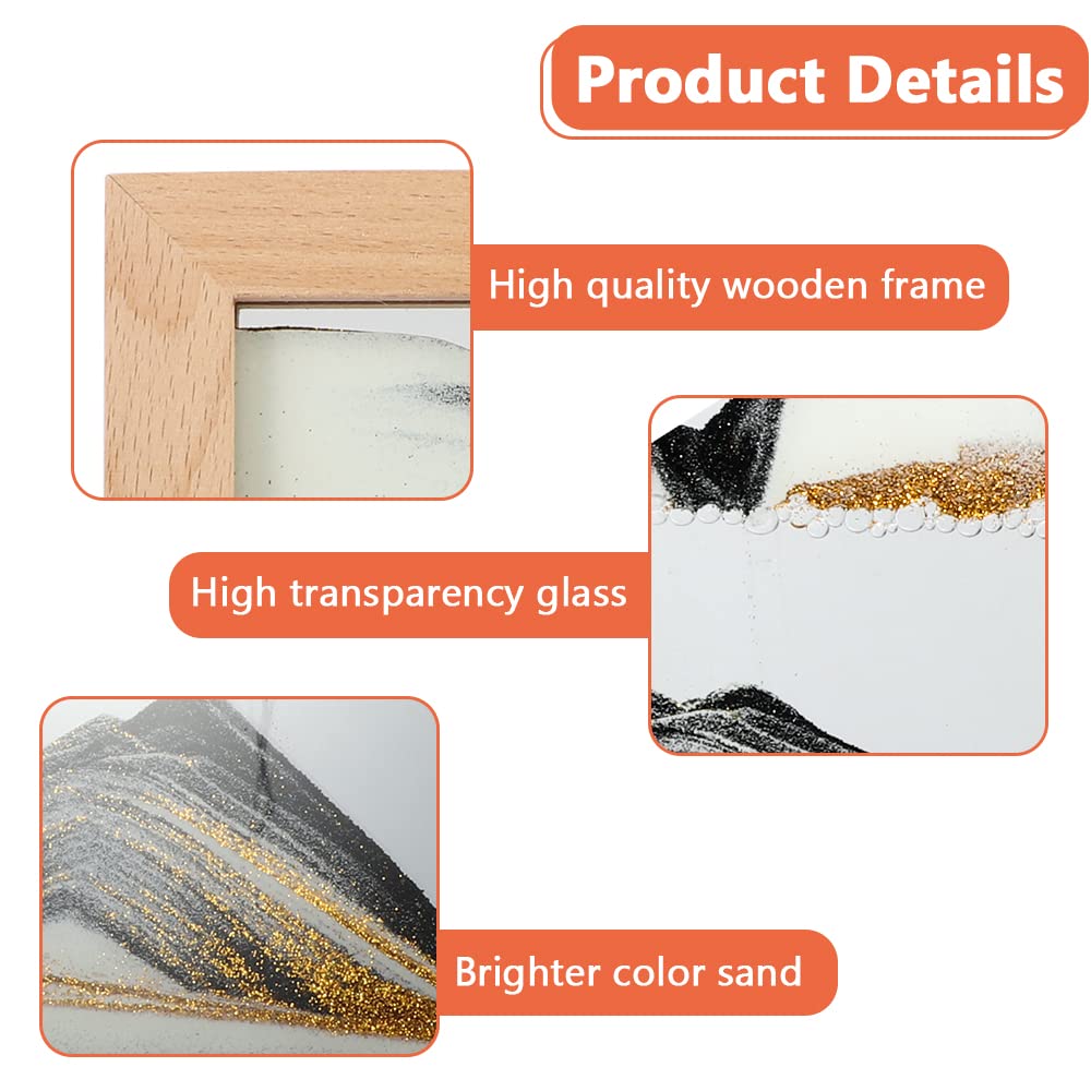 Bochino wooden-frame sand art enriches interiors with tranquil storytelling.