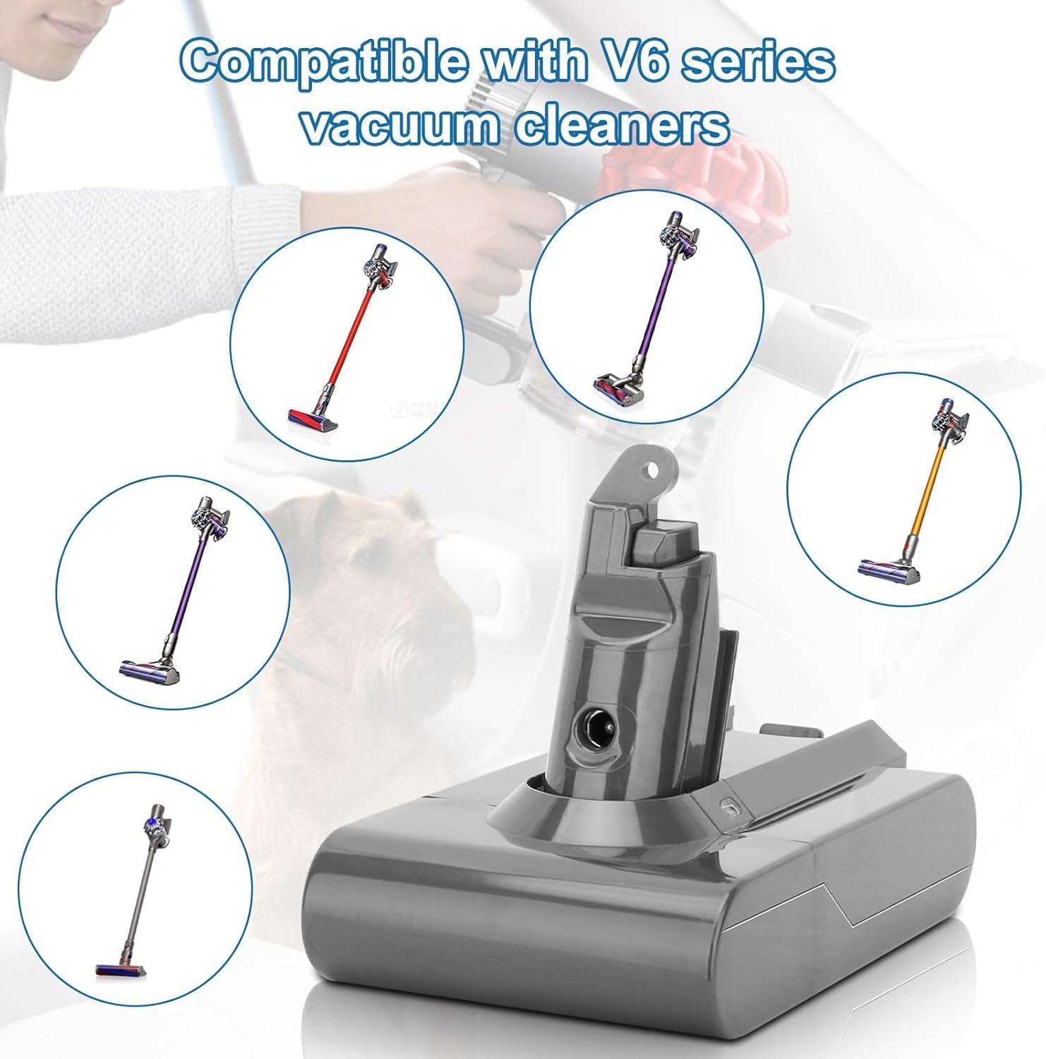 Boetpcr compatible with SV series and V6 handheld vacuums