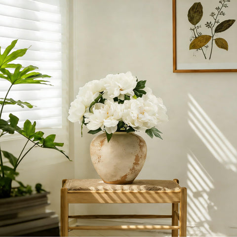 BOFUGA Peonies artificial flowers close-up full bloom for centerpiece styling