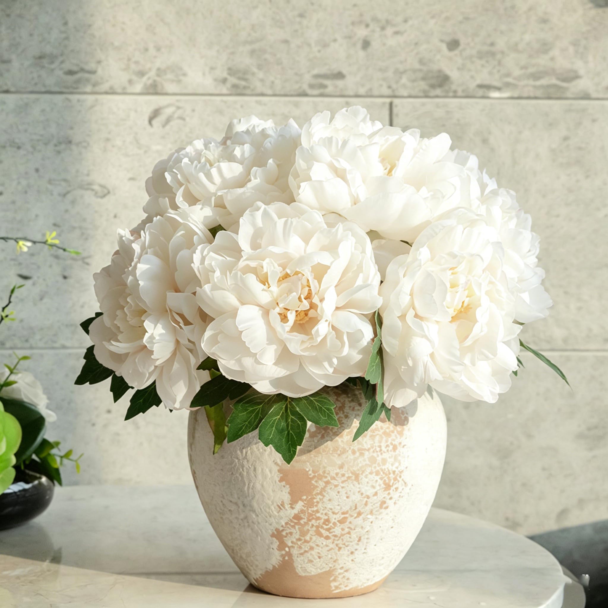 BOFUGA Peonies artificial flowers with lifelike bloom for elegant home decor