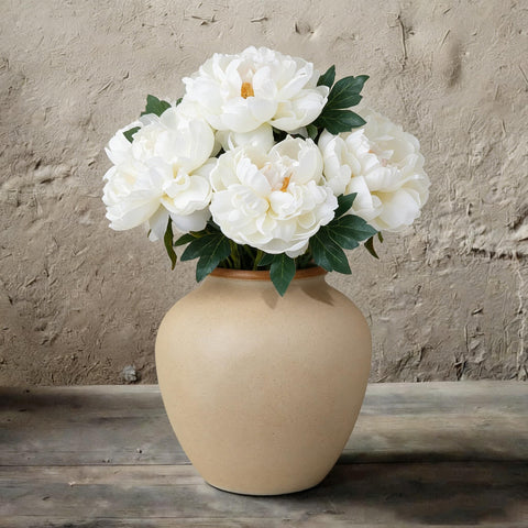 BOFUGA Peonies artificial flowers protective packaging and quick assembly