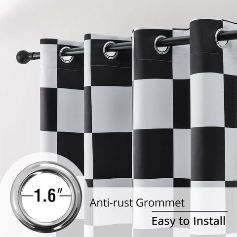 BOHOMOCASA thermal insulated curtains, side view, help stabilize room temperature