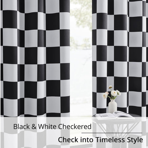 BOHOMOCASA two-panel W52×L84 curtains for broad window coverage
