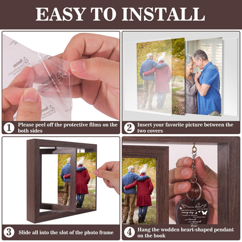 Boiveco Memorial Frame offers a durable protective cover for long-lasting memories.