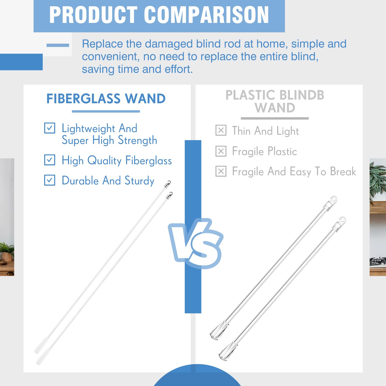 Bokon blind wand hook-and-handle attachment supports quick, reliable window adjustments