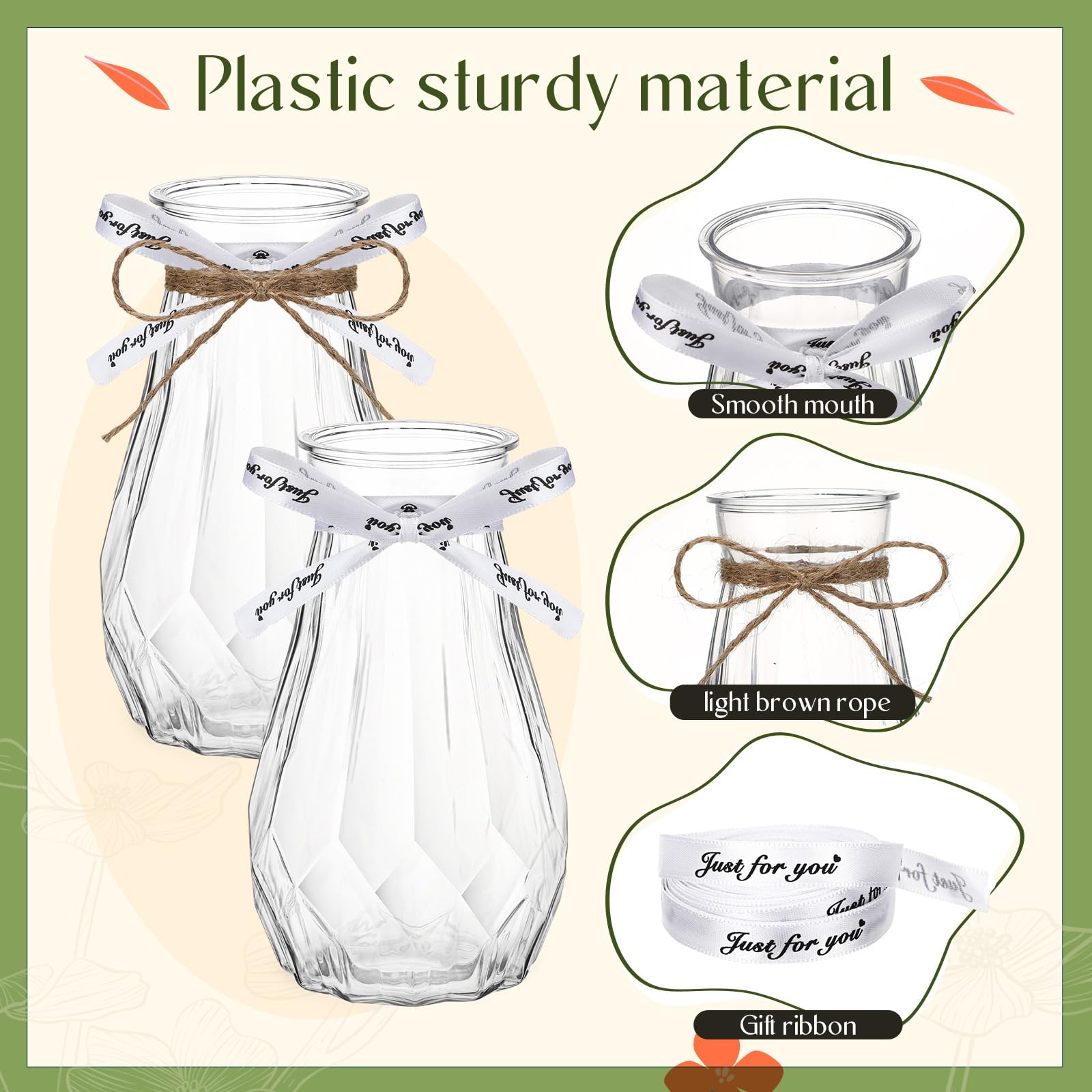 Bokon striped-design vases add vintage charm to decor