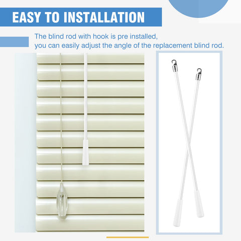 Bokon fiberglass wand offers durable performance for indoor blinds.