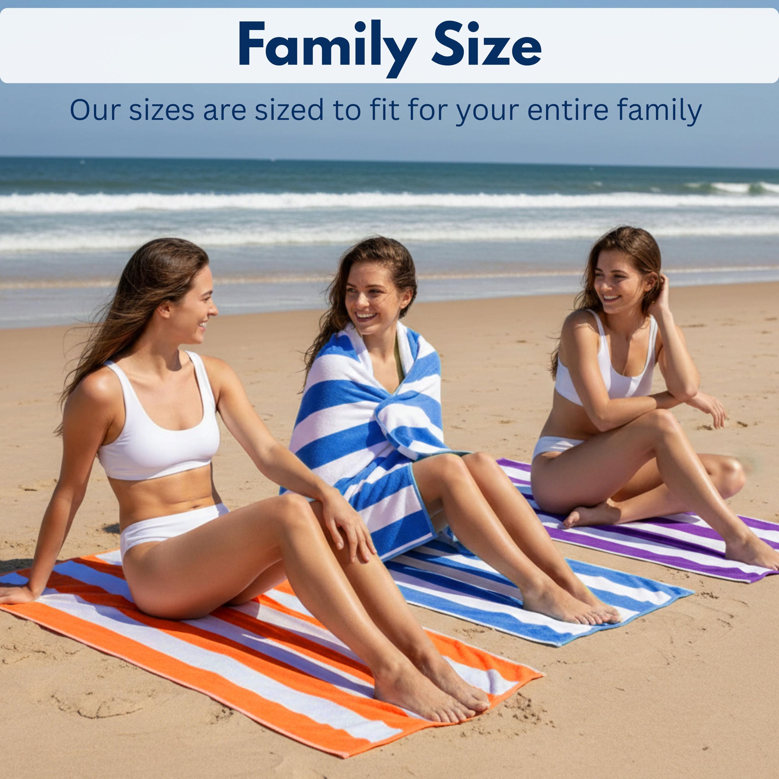 BolBom beach towels in orange vibrant look with quick-dry performance