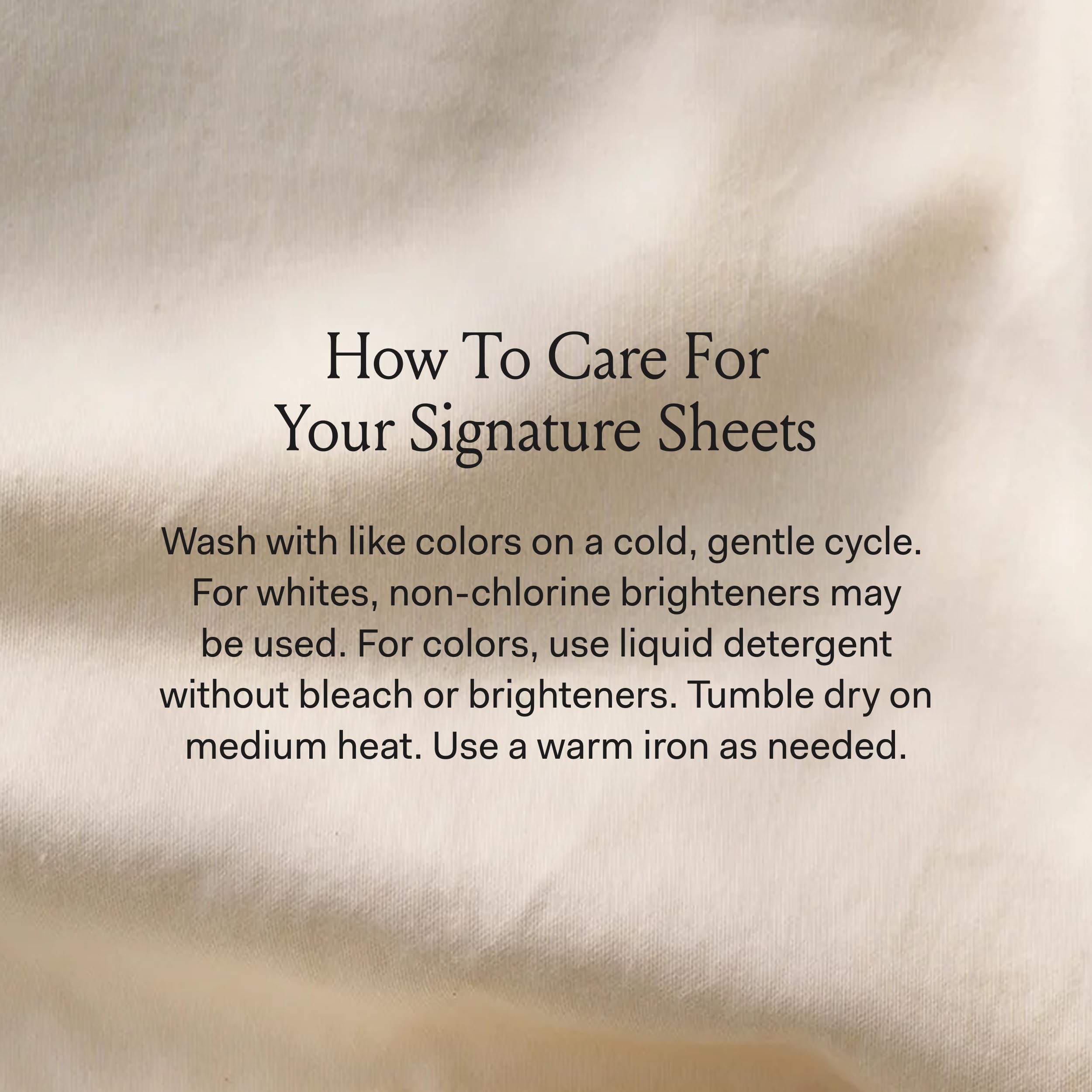 Pillowcases with six inch hem for refined finish