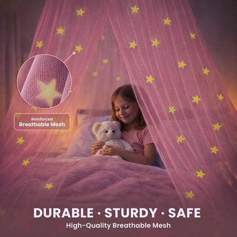Bollepo glow star adhesion technology keeps stars secure.