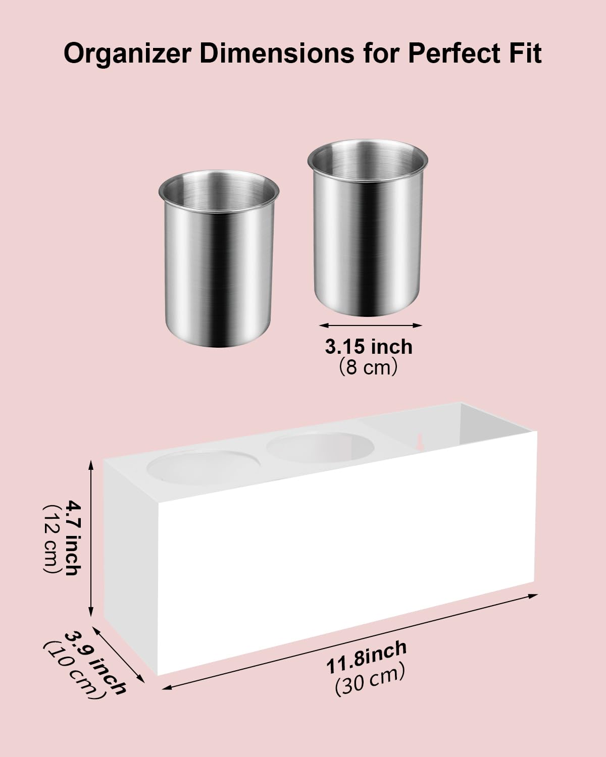 Bollmisde durable acrylic bathroom organizer resists moisture and wear.