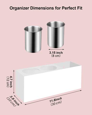 Bollmisde durable acrylic bathroom organizer resists moisture and wear.