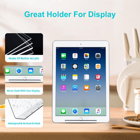 Boloyo 10-pack of clear acrylic stands for versatile displays.